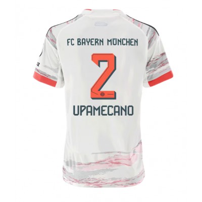 Bayern Munich Dayot Upamecano #2 Auswärtstrikot Frauen 2025-26 Kurzarm Bayern Munich Dayot Upamecano #2 Auswärtstrikot Frauen 2025-26 Kurzarm